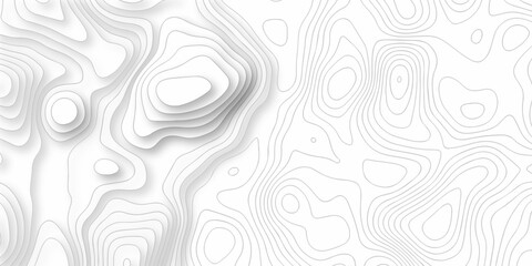 Abstract background with lines Topographic map background. Line topography map contour background, geographic grid. Abstract vector illustration.