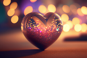 Abstract hearth illustration. Day of Valentine