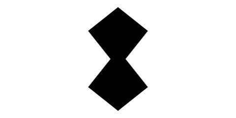 black geometric vector design