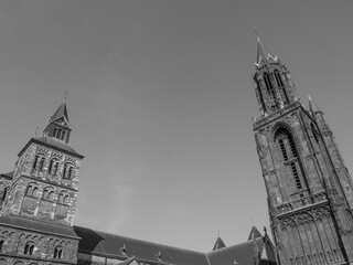 Die Stadt Maastricht an der Maas