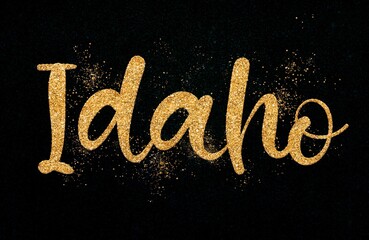 USA State Names in Stylish font and Effect