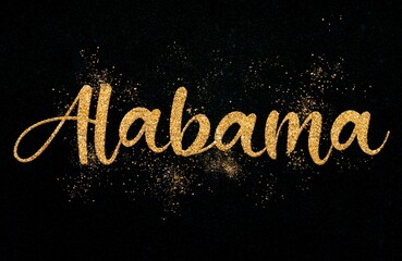 USA State Names in Stylish font and Effect 