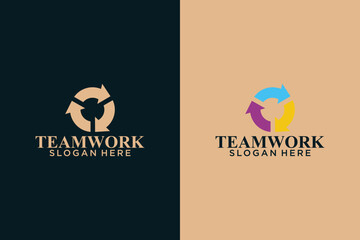 Abstract Symbol of Friendship Bonds