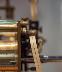  paper ticker tape of telegraph machine