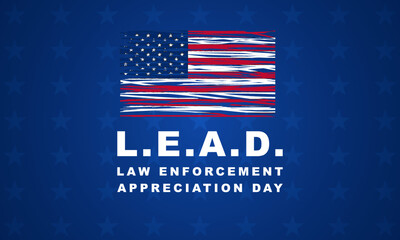 National Law Enforcement Appreciation Day - banner, poster, card - 557575060