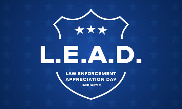 National Law Enforcement Appreciation Day - banner, poster, card