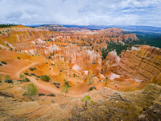 beautiful bryce canyon panorama view