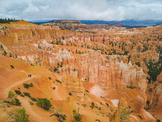 view into bryce canyon from sunset point
