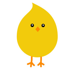 Cute Easter chick illustration