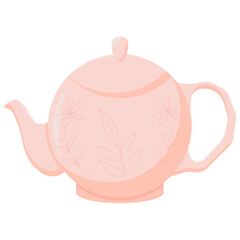 teapot isolated on white background