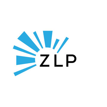 ZLP letter logo. ZLP blue image on white background and black letter. ZLP technology  Monogram logo design for entrepreneur and business. ZLP best icon.
