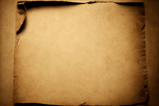 paper with a vintage brown texture. Generative AI