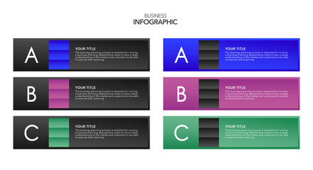 Infographic Business process options or steps , colorful icons ,vector infographic template stock Vector illustration