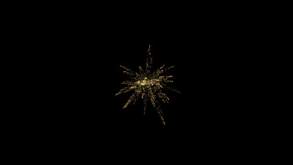Fototapeta premium fireworks simulation, fireworks bright rays and points of light, overlapping and editing, magic abstract figures