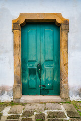 Paraty, Rio de Janeiro, Brazil - December 28, 2022 - architecture and ancient streets in the city of Paraty - Rio de Janeiro - Brazil.