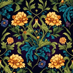 floral patterns textile