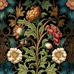 floral patterns textile