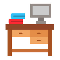 Desk Flat Icon