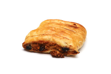 Cake isolated on white background. Close-up