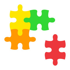 Puzzle Flat Icon