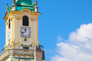 City hall of Bratislava situated on the main square (hlavne namestie) in Bratislava, Slovakia