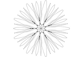 Obraz premium indian pattern, mandala background