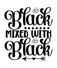 Black Mixed With Black SVG Designs