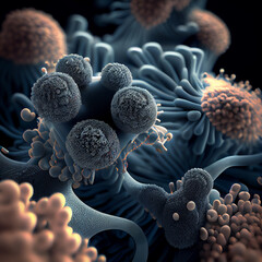 3D cell models examined with electron microscopy