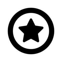 Multi media Favourite Button icon on Transparent Background