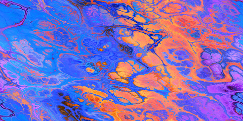 blue orange purple marbled seamless tile