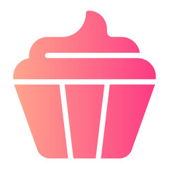cupcake gradient icon