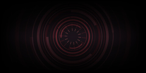 Abstract science fiction futuristic circular background