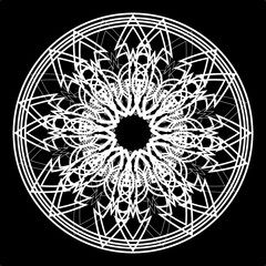 The illustrations and clipart. logo design. lace ornament