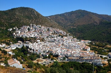 Fototapeta na wymiar Panorama de Ojén, Malaga