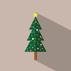 abstract christmas tree