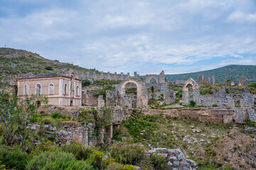 historic ruins of real de catorce in san luis potosi