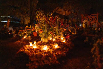 traditional dia de muertos pantheons