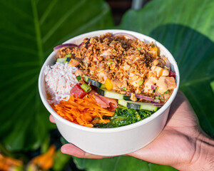 delicious hawaiian style poke