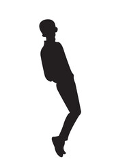silhouette of a man