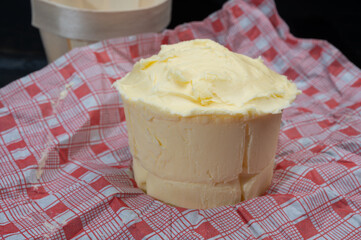 Beurre d'Isigny cow's milk butter made in Veys Bay area near Isigny-sur-Mer and Manche and Calvados departments of northern France