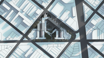 Obraz premium 3D Architecture Renders