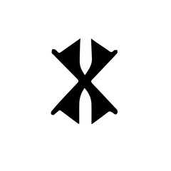 Figure X Illustration, X Logo, X vector logo, X