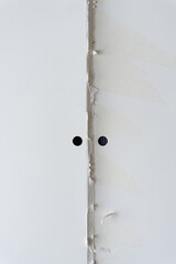 scrapbook paper card cover with torn areas