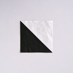 Black & White Paper Square
