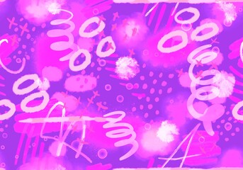 Abstract watercolor seamless paint spots pattern for wrapping paper and kids clothes print and fabrics and linens