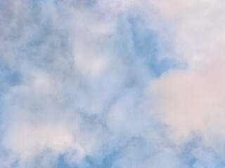 blue sky and White cloud nature background. Beautiful cloud in blue sky.