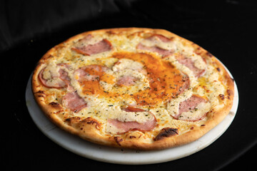 pizza on a plate