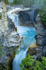 Water fall in Marble Canyon Banff NP Canada