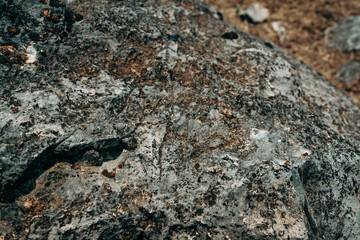 Close detail of boulders in Australia