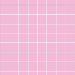 Window pane plaid seamless pattern, pink and white, can be used in decorative designs fashion clothes Bedding sets, curtains, tablecloths, notebooks, gift wrapping paper